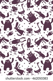 pattern with animals