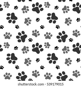 Pattern of animals paws