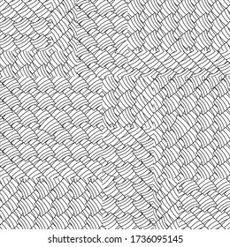 Pattern with arc black segments