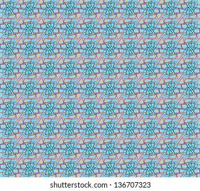 pattern art back page blue