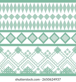 pattern art. Geometric ethnic seamless pattern traditional.  ethnic ornament print. Thai style. Design for background, fabric, clothing, carpet, textile, batik, embroidery