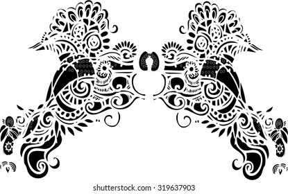the pattern art of imagination line art 