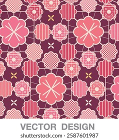 pattern asia design orient abstract elements floral flower traditional vector background beauty blossom botanical card decoration elegant graphic antique classic