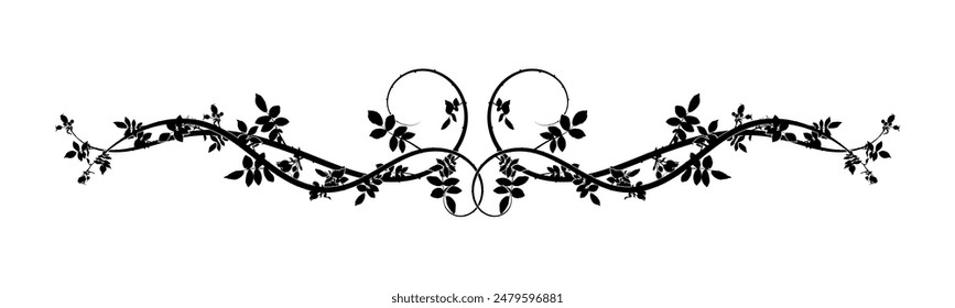 pattern for assembling decoration weaving plants hops. stock vector image