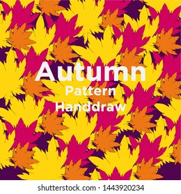 pattern autumn handraw floral 1
