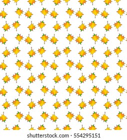 pattern with autumn leaves