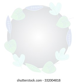 Pattern  of autumn   motif, leaves, spots, hole,circle. Hand drawn.
