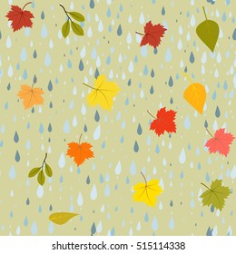 Pattern autumn rain