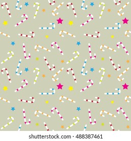 pattern background candy cane colorful stars christmas