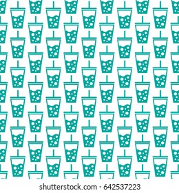 Pattern background cold drink icon