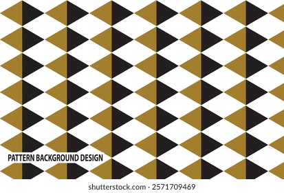 Pattern Background Design with Olive and Black Colour