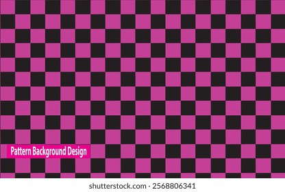 Pattern Background Design with Rose and Black Colour