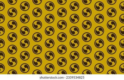 Pattern Background of the Double-Comma Crest