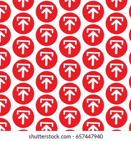 Pattern background Download icon Upload button