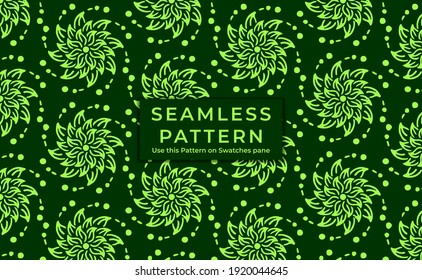 Pattern background Eastern style blue and red. Arabic Pattern. Mandala ornament. Elements of flowers and leaves. Vector illustration. Use for wallpaper, print packaging paper, textiles.