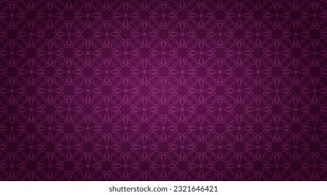 fondo de patrón, cosecha floral, diseño vectorial