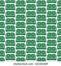 Pattern background furniture sofa icon