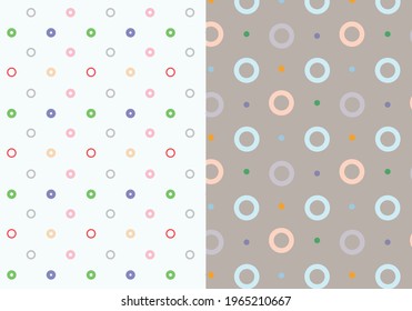 pattern background with geometric circle shapes