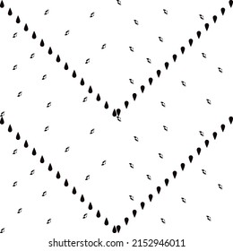 Pattern background from geometric shapes, black and white stripes. For destroying gift wrap book cover clothes table cloth.