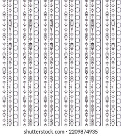 Pattern background from geometric shapes, black and white stripes. For destroying gift wrap book cover clothes table cloth.