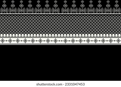 Pattern background from geometric shapes, black and white stripes. For destroying gift wrap book cover clothes table cloth.