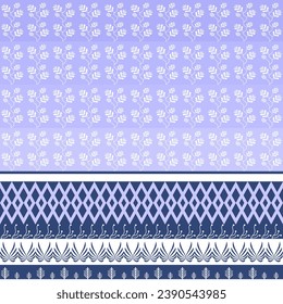 Pattern background from geometric shapes, blue and white stripes. For destroying gift wrap book cover clothes table cloth.