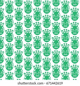 Pattern background Giraffe Face emotion Icon