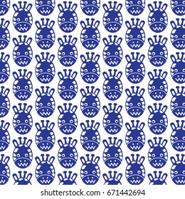 Pattern background Giraffe Face emotion Icon