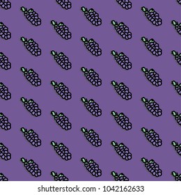 Pattern Background from Grapes. Can be used for wallpaper, pattern fills, textile, web page background, surface textures.