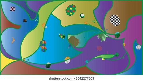 pattern background, Hand sketched Vector Pattern. Retro abstract pattern in geometric style. Abstract multicolored geometric pattern.
