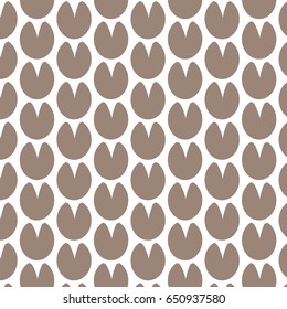 Pattern background horse footprint icon
