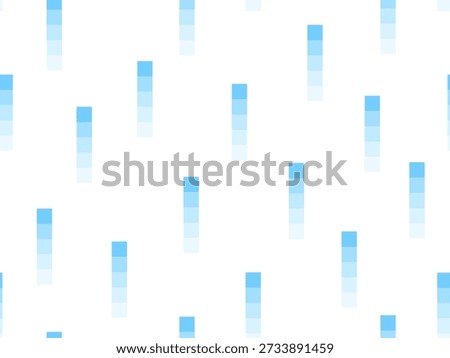 Pattern background illustration of rising vertical lines in light blue gradient color