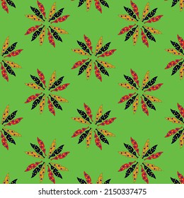 pattern background image,scattered leaves scattered green background isolated