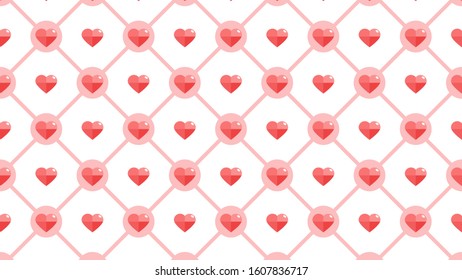 Pattern With A Background Of Love - 3D Love Background