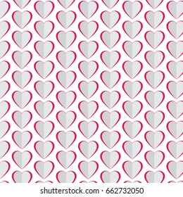 Pattern background Love Heart icon