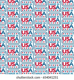 Pattern background Made in USA Icon