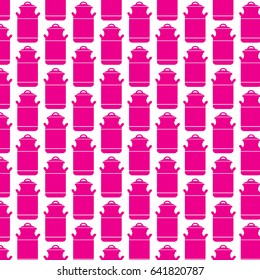 Pattern background milk can icon