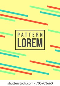 Pattern background modern style collection