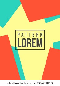 Pattern background modern style collection
