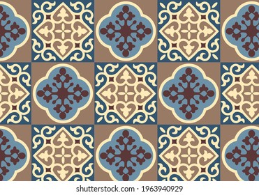 pattern background with mosaic Moroccan style