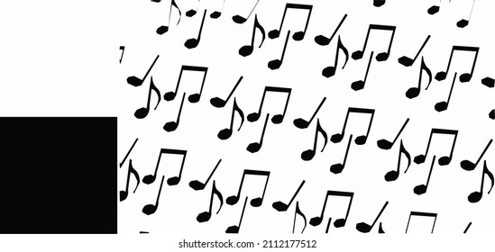 Pattern background music melody Icon. 