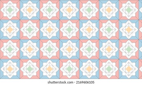 Pattern background with pastel colors