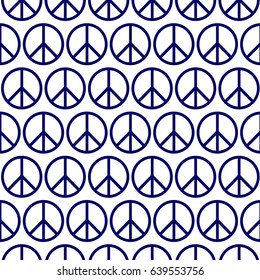 Pattern Background Peace Sign Icon Stock Vector (Royalty Free) 639553756