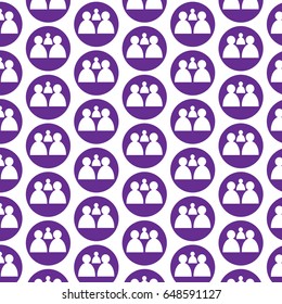 Pattern background people icon