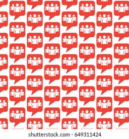 Pattern background Person symbol User sign icon
