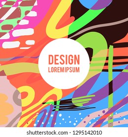 Pattern Background Pop Colourfull Design