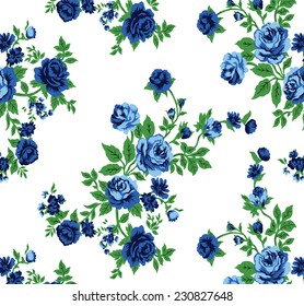 Pattern background with rose.