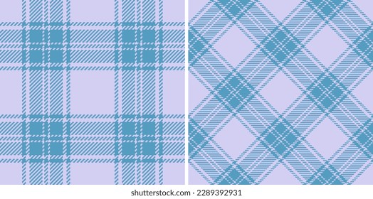 Pattern background seamless. Texture vector tartan. Fabric plaid check textile in set.