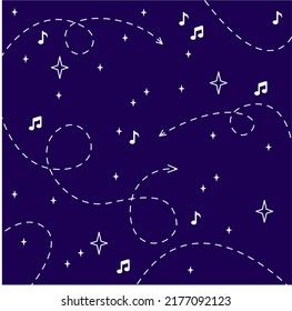 pattern background sky night stars music sound sounding blue dating app date sparkle glitters evening