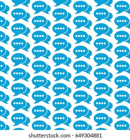 Pattern background Speech bubbles icon